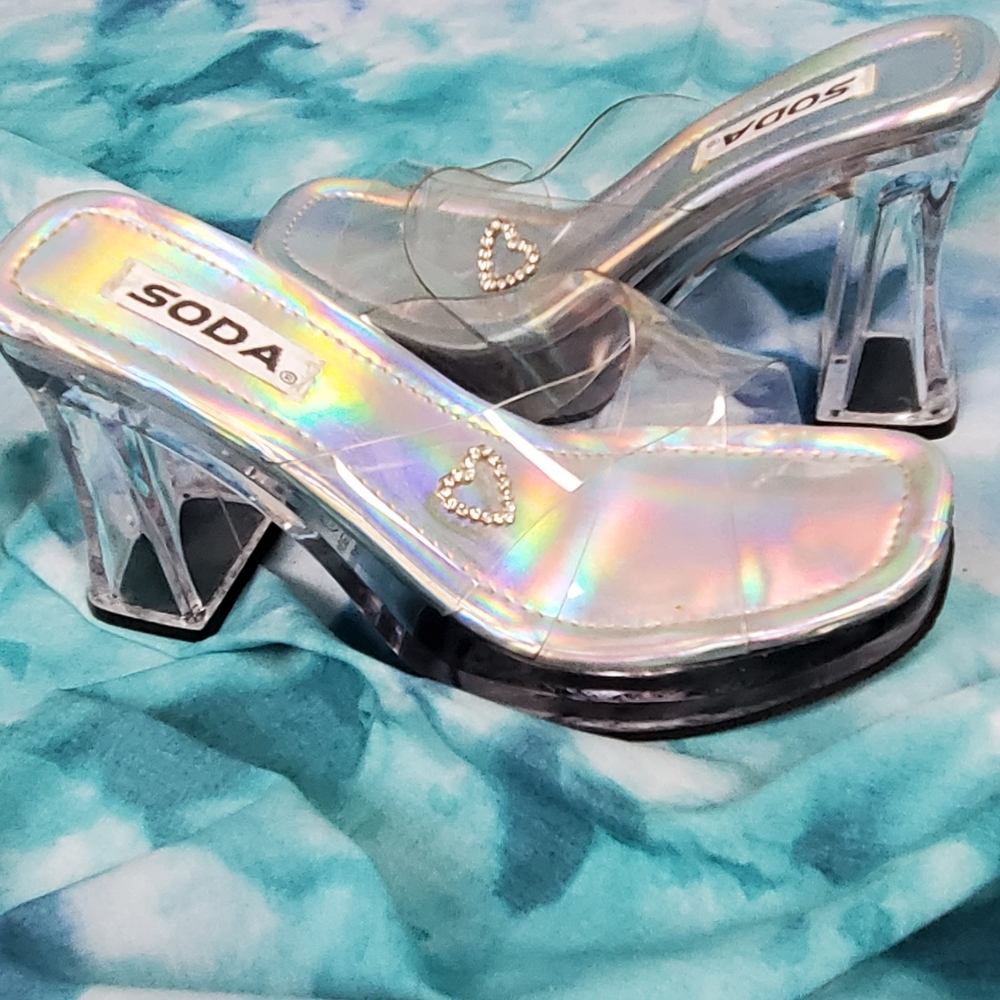 Vintage Soda chunky heels